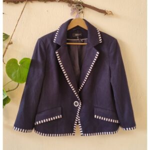 marks & spencer blue blazer – chest 22″ | length 22″ | shoulder 17″