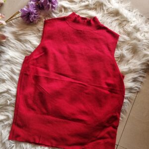 worthington red turtleneck sweater – chest 21″ | length 22″