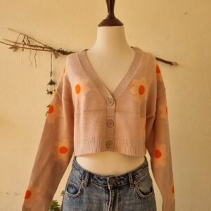 cropp wool cropped cardigan