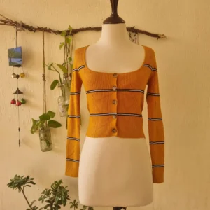 cardigan style crop top